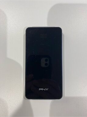 PNY Portable Power Bank 5000mAh Dual USB Charger LED Display Slim Mirror Finish